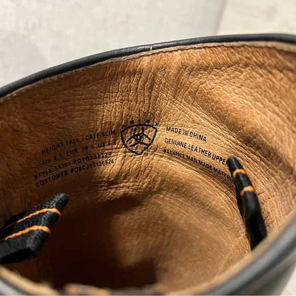 Women's Black Riding Boots - Picture 12 of 13